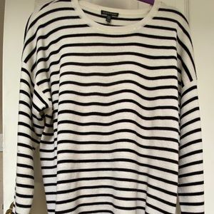 Eileen Fisher stripped sweater XL